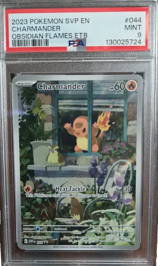 Charmander #44 PSA MINT 9 in a PSA 9 holder